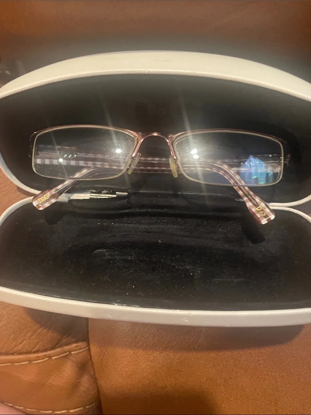 Dolce & Gabbana Eyeglasses DD5095 1066 Brown Gingham